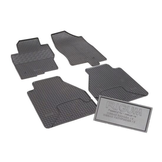 Covorase auto NISSAN Pathfinder 2010 - prezent/ Navara 2010 - prezent (cabina extinsa cu doua usi normale si doua usi mici) Rigum