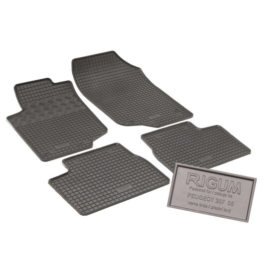 Covorase auto PEUGEOT 207 2006 - prezent/ 207 CC 2007 - prezent Rigum