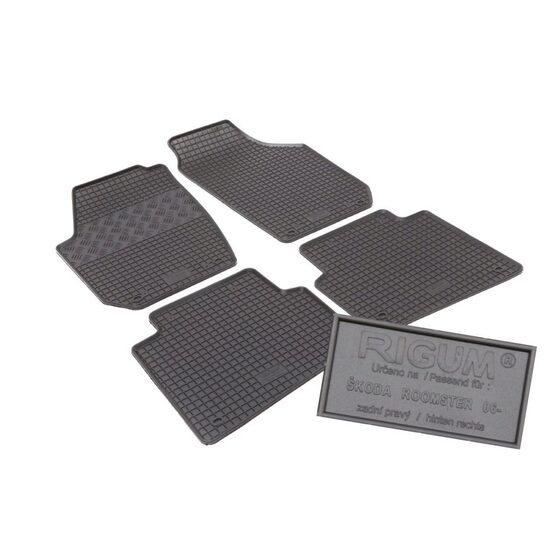 Covorase auto SKODA Roomster (5J) 2006 - prezent Rigum