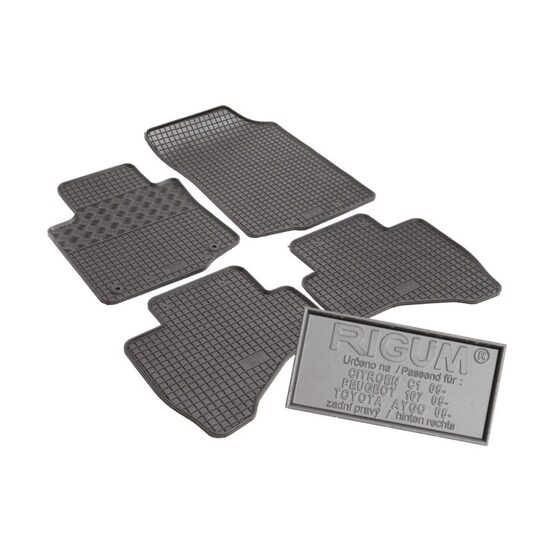 Covorase auto TOYOTA Aygo 2005 - prezent; CITROEN C1; PEUGEOT 107 Rigum