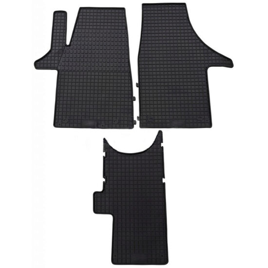 Covorase auto VW Transporter/ Caravelle/ Multivan (T5) (T6) 2003 - 2014, 2015 - prezent 2 locuri fata 3buc Petex