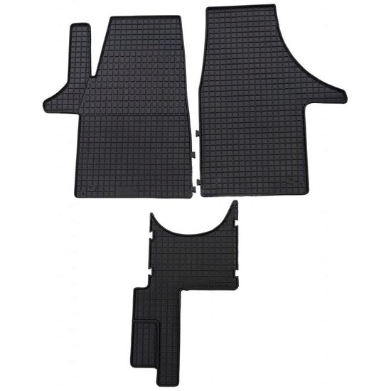 Covorase auto VW Transporter/ Caravelle/ Multivan (T5) (T6) 2003 - 2014, 2015 - prezent 3 locuri fata 3buc Petex