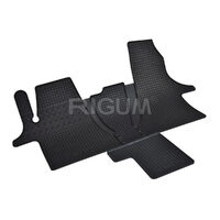 Covorase auto VW T6.1 Transporter/ Caravelle/ Multivan 2019 - prezent 2 locuri, tunel median 4buc Rigum