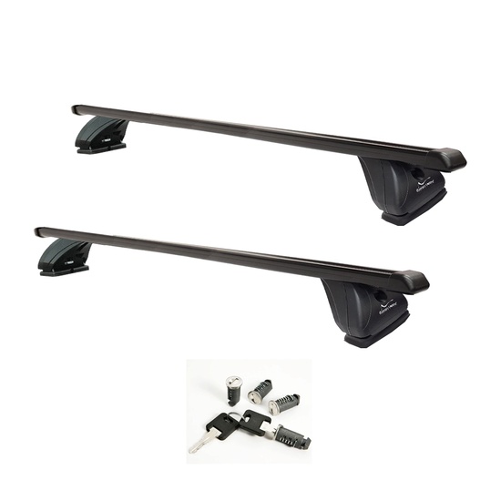 Sistem Bare transversale GV ORIGINAL Otel pentru ABARTH 500, 3 usi Hatchback, model 2007 - prezent, Sistem cu prindere pe plafon normal (sistem antifurt inclus)