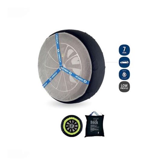 Set 2 huse antiderapanta Veriga Car Sock 74, marime anvelopa 195/45 R16