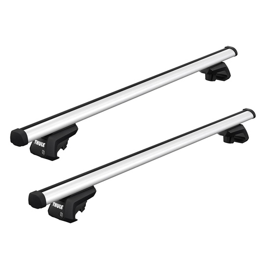 Bare transversale Thule Evo Raised Rail Profesional pentru FORD Escape 5 usi SUV, model 2017 - 2019 (Australia), Sistem cu prindere pe bare longitudinale