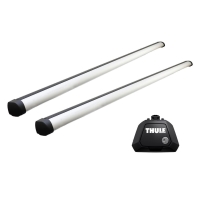 Bare transversale Thule Evo Raised Rail Profesional pentru HOLDEN Equinox 5 usi SUV, model 2017 - prezent, Sistem cu prindere pe bare longitudinale
