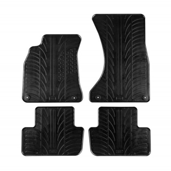 Covorase auto negre din cauciuc pentru AUDI A4 B8 2007-2015/ A5 Sportback 2008-2016 Gledring