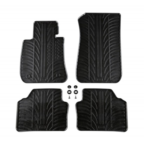 Covorase auto negre din cauciuc pentru BMW 3-Series E90/ E91/ E92 2005-2012 Gledring