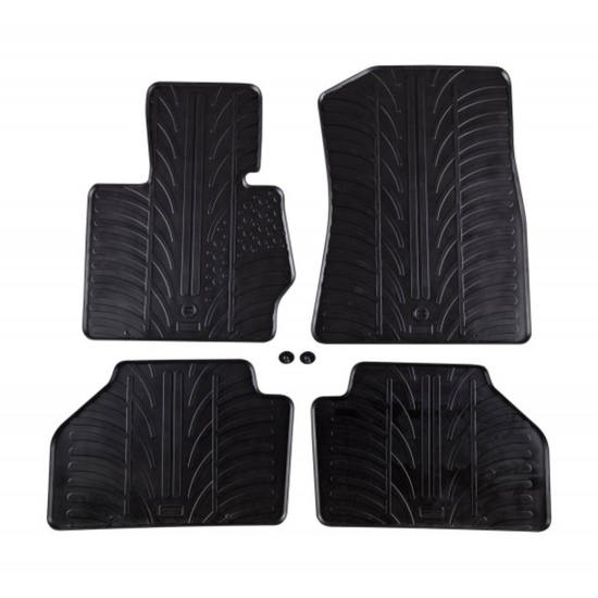Covorase auto negre din cauciuc pentru BMW X3 F25 2010-2017 Gledring