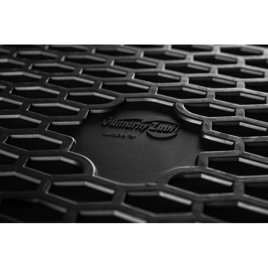 Covorase auto negre din cauciuc pentru FIAT 600 2023-; JEEP Avenger 2023 - prezent Gumarny Zubri