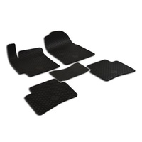 Covorase auto negre din cauciuc pentru KIA Rio 2017 - prezent/ Stonic 2017 - prezent (5 piese) Gumarny Zubri