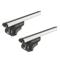 Bare transversale Green Valley Trek CC aluminiu pentru ALFA ROMEO 156 Crosswagon 5 usi, model 2004-2007, Sistem cu prindere pe bare longitudinale