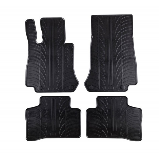 Covorase auto negre din cauciuc pentru MERCEDES GLC (X253)/ GLC Coupe (C253) 2015-2022 Gledring