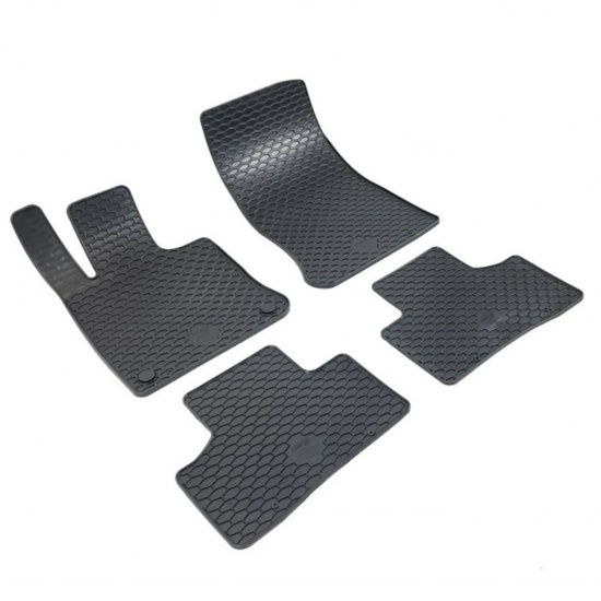 Covorase auto negre din cauciuc pentru MERCEDES GLC (X254)/ GLC Hybrid 2023 - prezent Gumarny Zubri