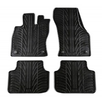 Covorase auto negre din cauciuc pentru SKODA Octavia III 2013-2019 Gledring