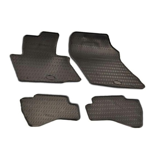 Covorase auto negre din cauciuc pentru TOYOTA Aygo 2005-2014, 2014-2021; CITROEN C1 2005-2014, 2014-; PEUGEOT 107 2005-2014/ 108 2014 - prezent Gumarny Zubri