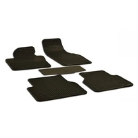 Covorase auto negre din cauciuc pentru VW Tiguan I 2007-2016 (5 piese) Gumarny Zubri