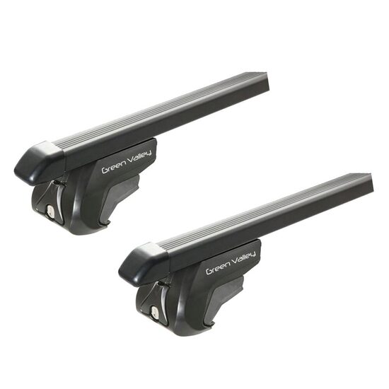 Sistem Bare transversale Green Valley Trek CC otel pentru MITSUBISHI Pajero Sport (K90) 5 usi, model 1998-2008, Sistem cu prindere pe bare longitudinale