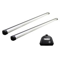 Bare transversale Thule Evo Raised Rail Profesional pentru GREAT WALL Tank 500 5 usi SUV, model 2023 - prezent, Sistem cu prindere pe bare longitudinale