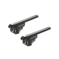 Sistem Bare transversale Green Valley Trek CC otel pentru AUDI A4 Allroad, 5 usi Estate, model 2016-prezent, Sistem cu prindere pe bare longitudinale