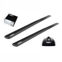 Bare transversale Thule Rapid System Wingbar Evo Black pentru MERCEDES-BENZ V-Class Marco Polo, 4 usi Bus, model 2014-prezent (With T-profile), Sistem cu prindere in puncte fixe