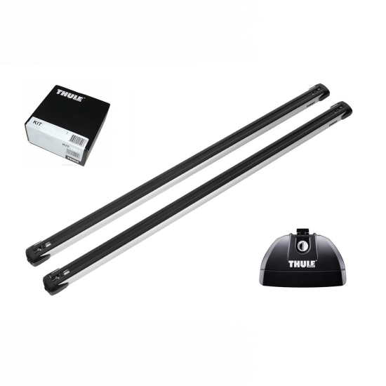 Bare transversale Thule Rapid System Slidebar pentru MERCEDES-BENZ V-Class Marco Polo, 4 usi Bus, model 2014-prezent (With T-profile), Sistem cu prindere in puncte fixe