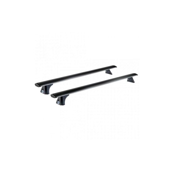 Bare transversale din aluminiu CRUZ Airo Dark T133, 925-776, pentru Jaguar F-Pace 5d (standard roof) (2016 -> prezent), Sistem cu prindere pe plafon normal