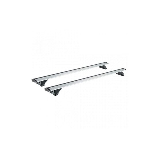 Bare transversale din aluminiu CRUZ Airo FIX 128, 925-705, pentru Audi Q8 Sportback e-tron (integrated railing) (2023-->prezent), Sistem cu prindere pe bare longitudinale integrate