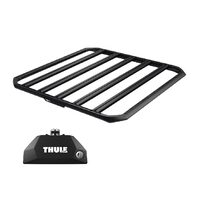 Sistem Grilaj Thule Caprock M tip platforma pentru ACURA MDX (Mk. IV) 5 usi SUV, model 2022 - prezent, Sistem cu prindere pe bare longitudinale integrate