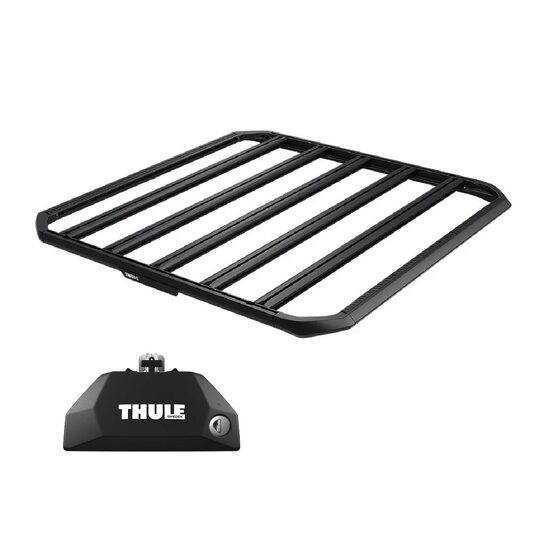 Sistem Grilaj Thule Caprock M tip platforma pentru ACURA MDX (Mk. IV) 5 usi SUV, model 2022 - prezent, Sistem cu prindere pe bare longitudinale integrate