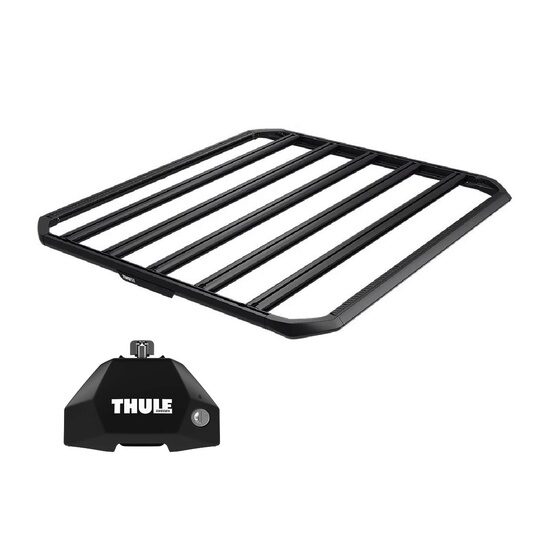 Sistem Grilaj Thule Caprock XL tip platforma pentru VAUXHALL Vivaro 4 usi Van, model 2019 - prezent, Sistem cu prindere in puncte fixe