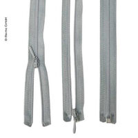 Fermoar de 90cm, culoarea gri