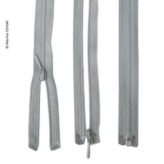 Fermoar de 90cm, culoarea gri