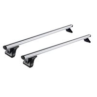 Sistem de 2 bare transversale aluminiu CRUZ 924-071 Alu Cargo AF pentru Nissan NV250 L2 (I - rear doors) (2019-->) cu puncte fixe