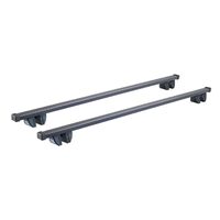 Sistem de 2 bare transversale otel CRUZ 921-938 Oplus SR+140 pentru Peugeot e-Rifter XL/Long (I - railing) (2018-->) cu bare longitudinale