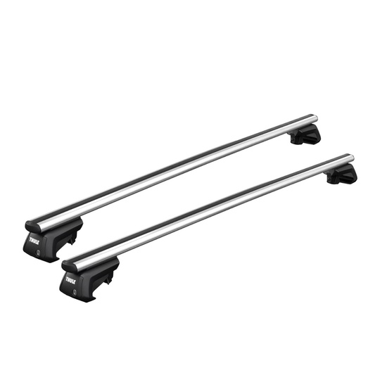 Bare transversale Thule SmartRack XT aluminiu 135 cm pentru AUDI A6 Allroad 5 usi Estate, model 2019 - prezent, Sistem cu prindere pe bare longitudinale
