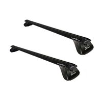 Sistem Bare transversale GV ORIGINAL Aluminiu Crossbar Vento negre pentru Citroen C3 I 5 usi Hatchback, model 2002 - 2009, Sistem cu prindere pe plafon normal