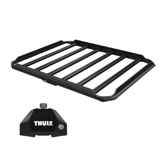 Sistem Grilaj Thule Caprock S tip cos (cu sine laterale) pentru BMW 1-Series (F70) 5 usi Hatchback, model 2025 - prezent, Sistem cu prindere in puncte fixe