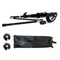 Bete trekking pliabile Veriga din aluminiu, Argintiu