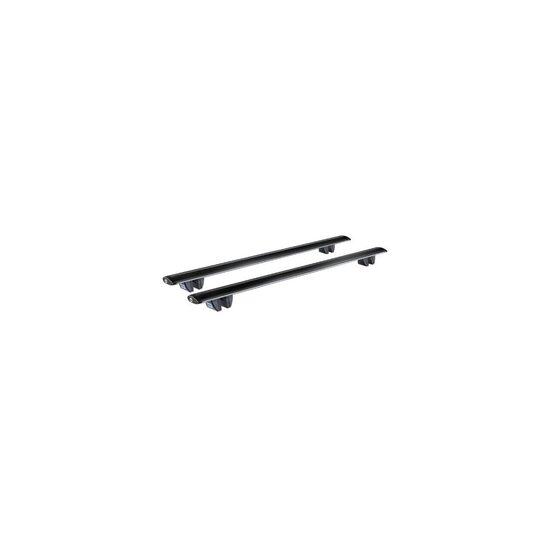 Bare transversale din aluminiu CRUZ Airo Dark R118, 925-793, pentru Audi 100 Avant (raised railing) (1983 -> 1991) (1991 -> 1994), Sistem cu prindere pe bare longitudinale