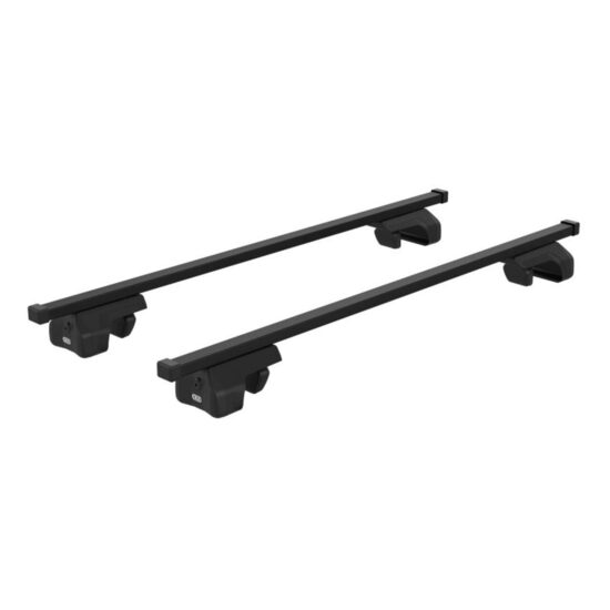 Bare transversale din otel CRUZ Lane 130, 921-805, pentru Citroen C5 Aircross (raised railing) (2018 -> prezent), Sistem cu prindere pe bare longitudinale