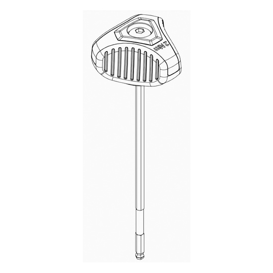 THULE 1500054741 Torque key 2Nm - Thule Raised Rail Edge