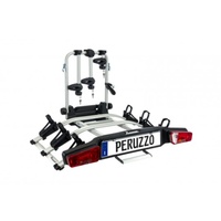 Suport biciclete Peruzzo Zephyr 713/3E cu prindere pe carligul de remorcare - pentru 3 biciclete electrice