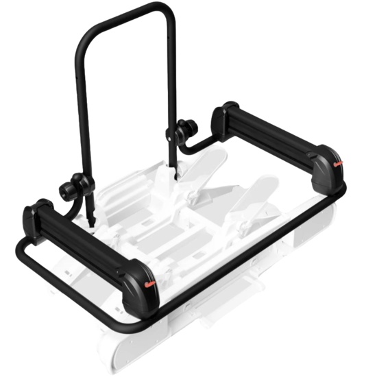 Suport schiuri/snowboard-uri cu prindere pe suporturile de bicicleta Peruzzo Parma/Pure Instinct/Zephyr si platforma GP Saturn - DUPLICAT (Cod gresit in gestiune 23.GP100)