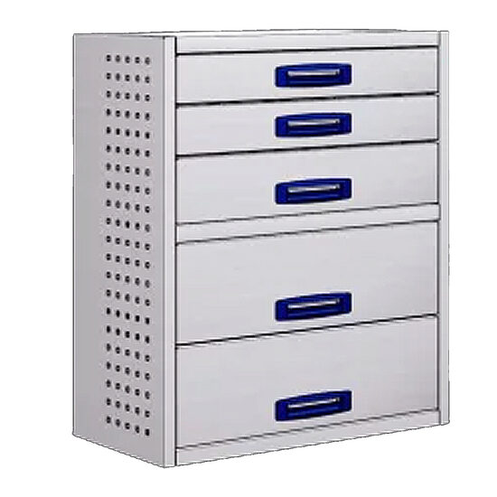 Dulap Provan 0.75 m cu 5 sertare 875-1