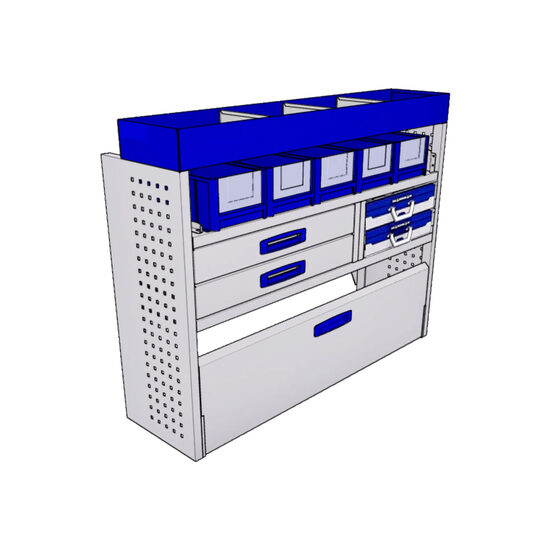 Sistem modular Provan 57-1-104-00 tip atelier pentru autoutilitare mici  - Partea stanga