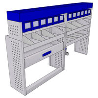 Sistem modular Provan 57-1-122-00 tip atelier pentru autoutilitare de dimensiuni medii  - Partea stanga