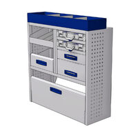 Sistem modular Provan 57-1-123-00 tip atelier pentru autoutilitare de dimensiuni medii  - Partea dreapta