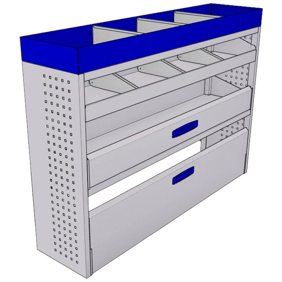 Sistem modular Provan 57-1-125-00 tip atelier pentru autoutilitare de dimensiuni medii  - Partea dreapta